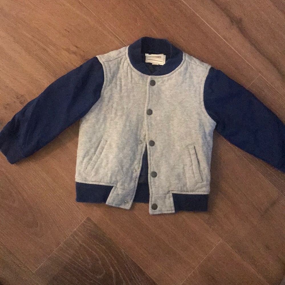 Gymboree Gray and Navy Kids Jacket